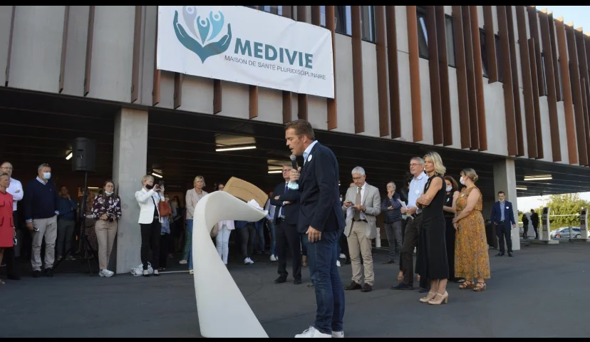 L&rsquo;inauguration de la maison de santé pluridisciplinaire MEDIVIE